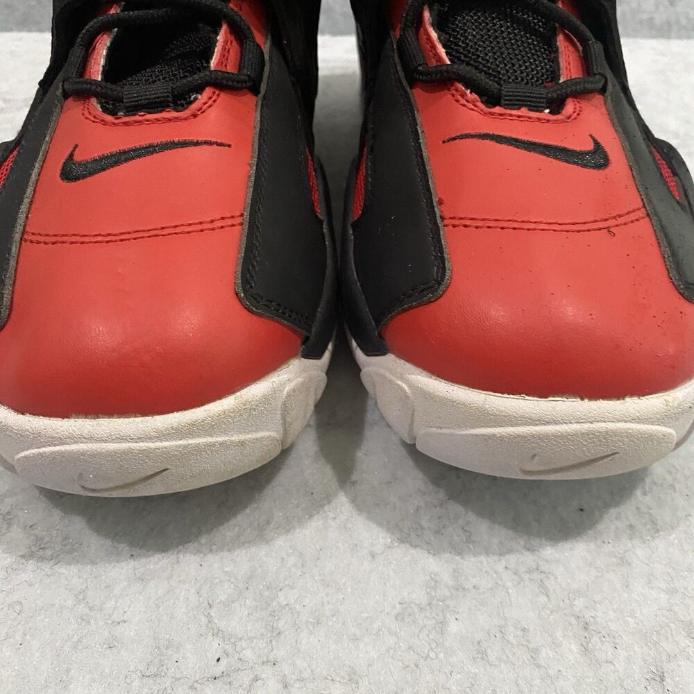 Nike Air Barrage Mid Black Red White Mens Size 10 Sneakers Basketball Shoes - Picture 2 of 12
